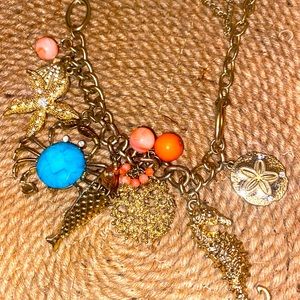 Nautical Theme Charm Necklace